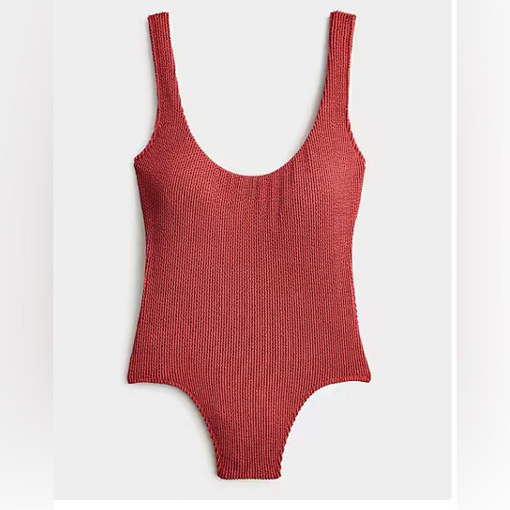 Scrunchie one piece swimsuit - J. Crew NWT